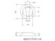 Накладка циліндрична Code Deco DP-C-14-BLM (UA) розміри і характеристики