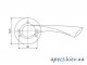 Ручка дверна Code Deco H-14023-A-AB (UA) характеристики і розміри
