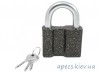 Замок навесной ASPECT ЗН-Ч-80 3 ключа