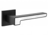 Ручка дверная Sempra H-30120-A-BLM/W черный матовый/белый