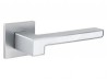Ручка дверная Sempra H-30120-A-CRS/W хром матовый/белый