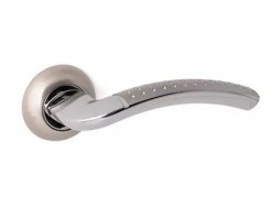Ручка дверная Sempra H-14026-A-NIS/CR никель матовый/хром