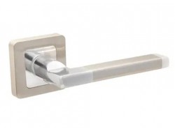 Ручка дверная Sempra H-22050-A-NIS/CR никель матовый/хром