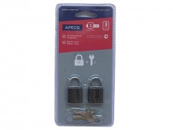 Замок навесной APECS PD-20-20-Blister (2Locks+3Keys)