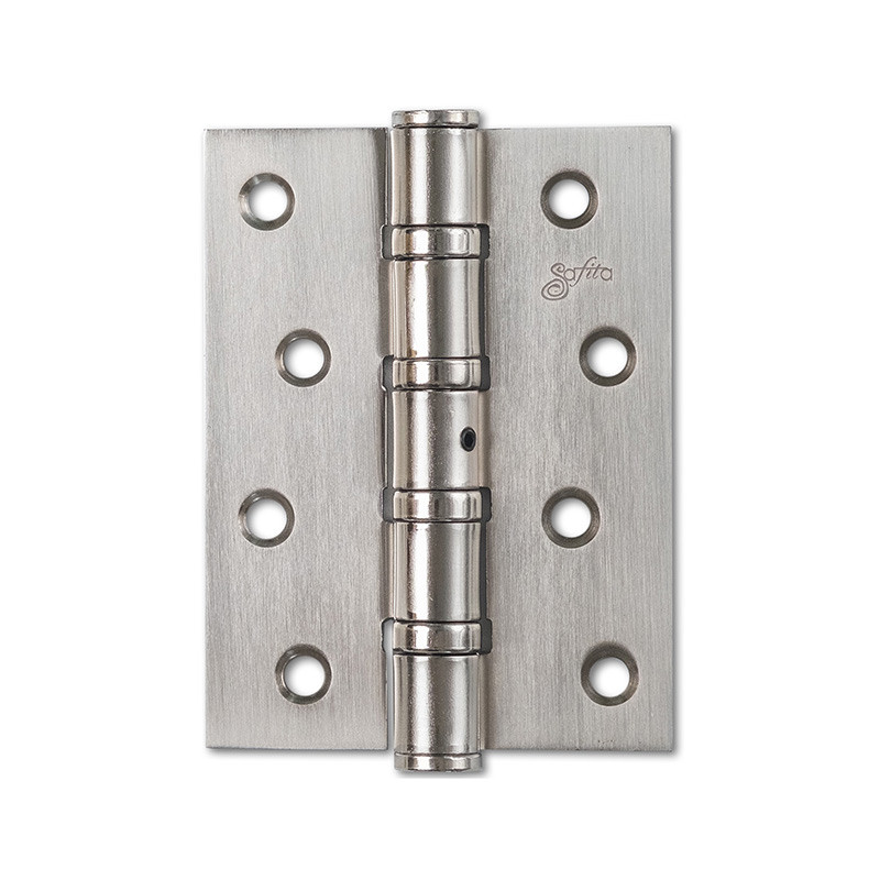 Петли универсальные усиленные разборные Safita 100*75*3 4BB SN (никель матовый)