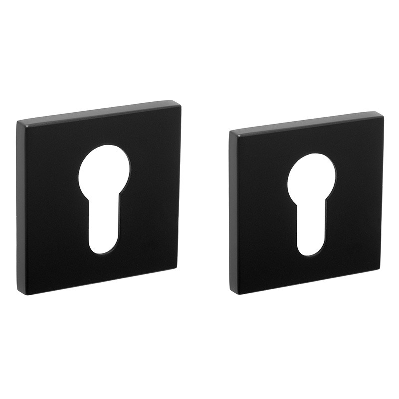 Накладка под цилиндр Safita PZ HS MB (черный матовый)