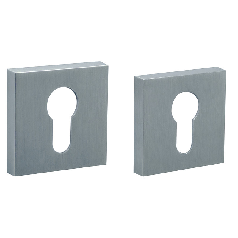 Накладка под цилиндр Safita PZ HT SC (сатин хром)