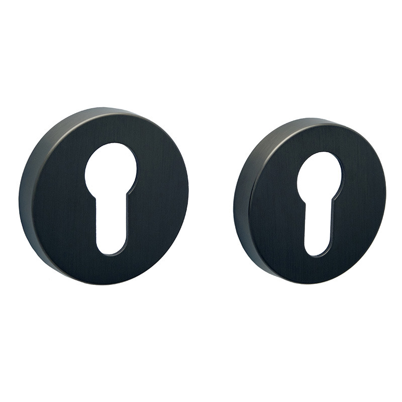 Накладка под цилиндр Safita PZ RD MSB (матовый графит)