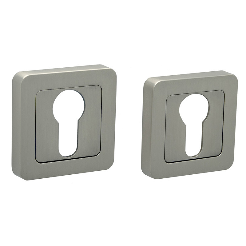 Накладка под цилиндр Safita PZ SQ MSN (матовый никель)