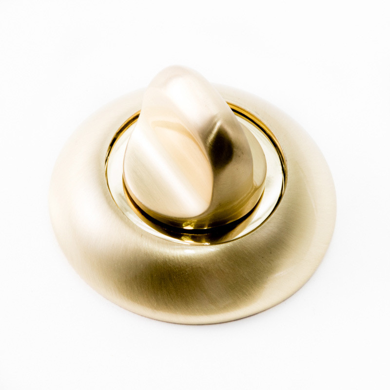 Накладка-поворотник Safita WC R14 SG/GP (матове золото/золото)