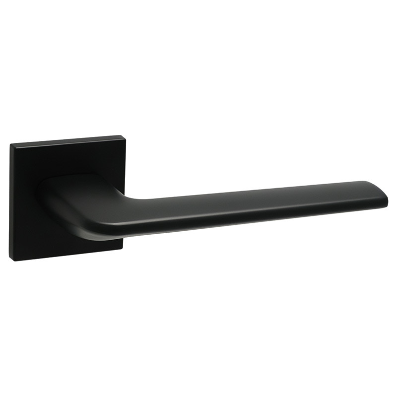 Ручки дверные Safita NOVEL HS LT MB (черный матовый)