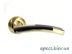 Ручки на розетке APECS H-0596-A-GM/BW New Premier