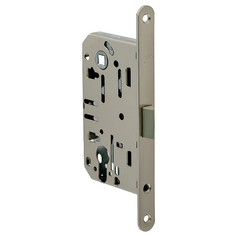 Замок врезной Safita PZ 410C-S 85*50 SN (никель матовый)