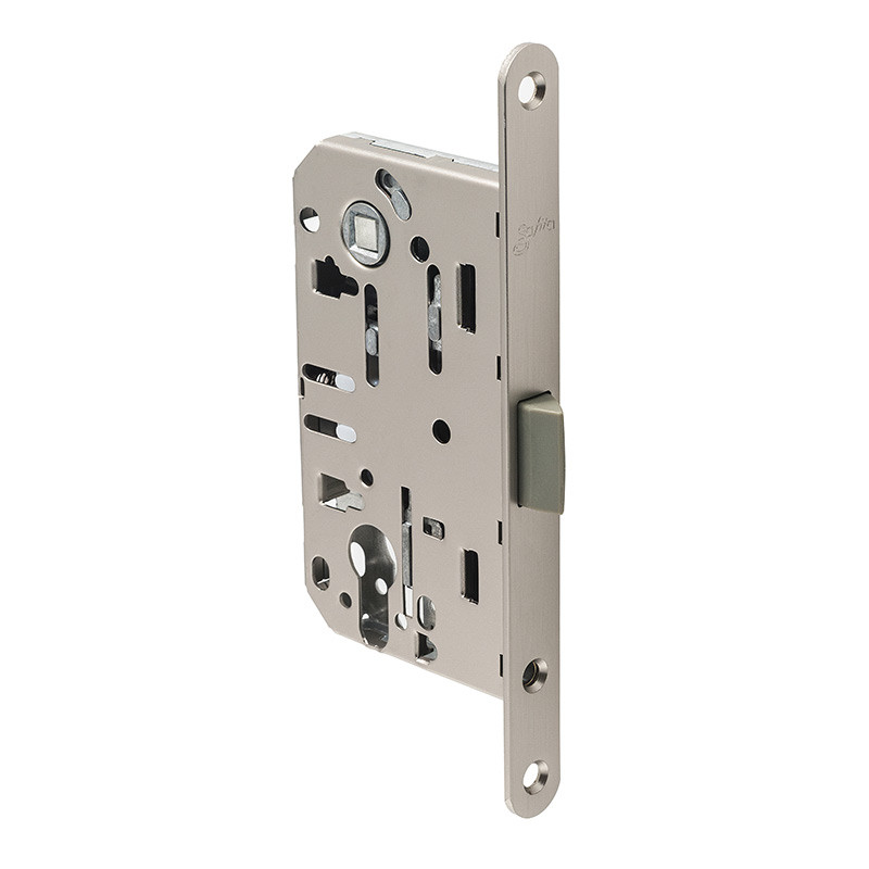 Замок врізний Safita PZ 410C-S 85*50 MSN (матовий нікель)